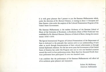 Philharmonia program 5 December 1961 page 2 Philharmonia program 5 December 1961 page 2
