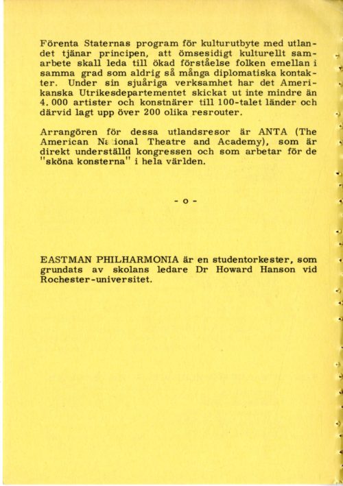 Philharmonia program Goteborg 15 December page 4