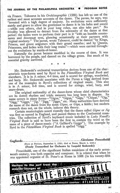 Printed program Philadelphia Orchestra December 10 and 11, 1937 page 10 Printed program Philadelphia Orchestra December 10 and 11, 1937 page 10