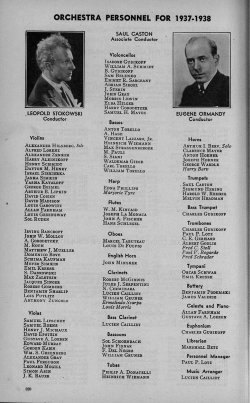 Printed program Philadelphia Orchestra December 10 and 11, 1937 page 12 Printed program Philadelphia Orchestra December 10 and 11, 1937 page 12