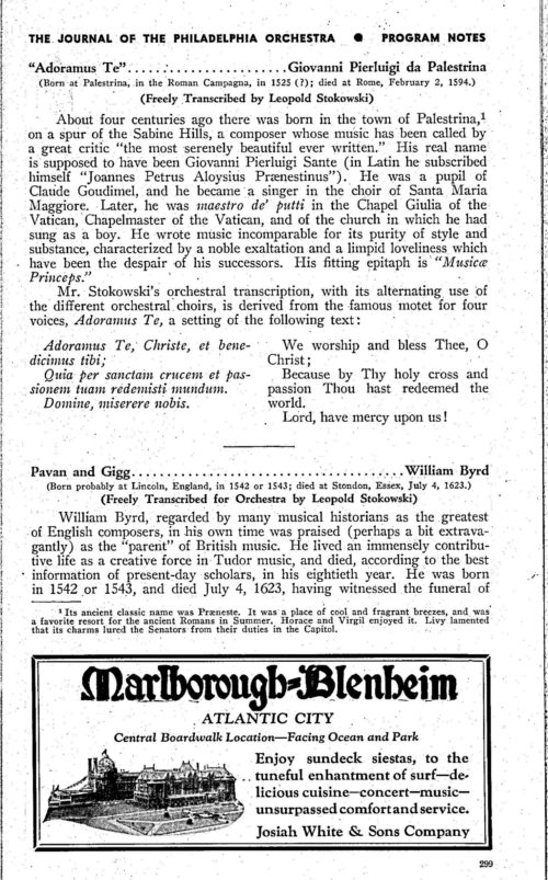 Printed program Philadelphia Orchestra December 10 and 11, 1937 page 8 Printed program Philadelphia Orchestra December 10 and 11, 1937 page 8