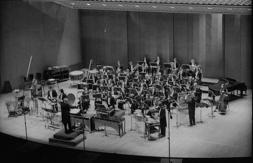The Eastman Wind Ensemble, with six solo percussionists, perform Karel Husa’s Concert for Percussion and Wind Ensemble with the composer as guest conductor