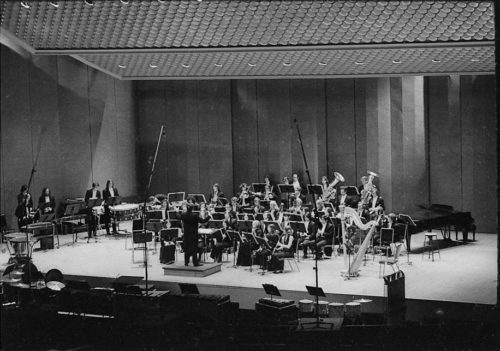R1596-2 Donald Hunsberger conducts the members of the Eastman Wind Ensemble in the Eastman Theater