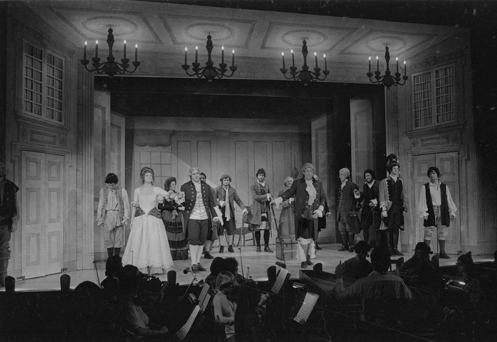 The cast taking bows in Kilbourn Hall. P