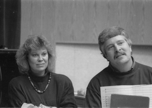 R3892-10 Colleagues and alumni who gathered for the April, 1990 tribute to Ray Wright.