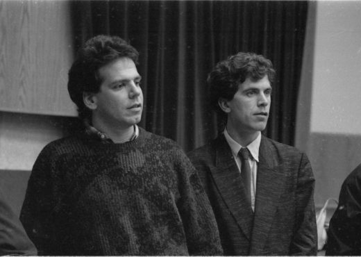 R3892-8 Colleagues and alumni who gathered for the April, 1990 tribute to Ray Wright.