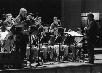 Fred Sturm directs the Eastman Jazz Ensemble