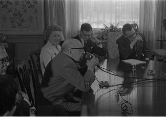 All-media conference at Hutchison House on Monday, March 7th, 1966