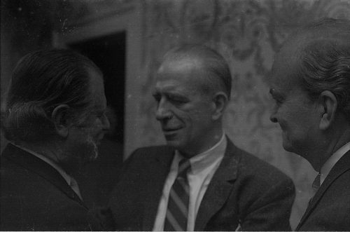 José Echániz with Eastman faculty colleagues Eugene List and Brooks Smith.