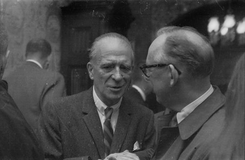 R766-7A with low José Echániz surrounded by friends and well-wishes at the dinner commemorating his quarter-century on the Eastman faculty.