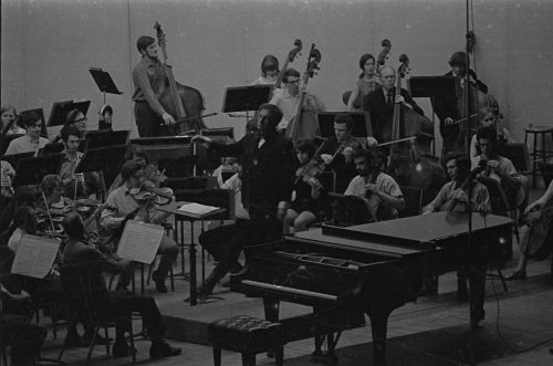 The volunteer orchestra is conducted by Jonathan Sternberg.