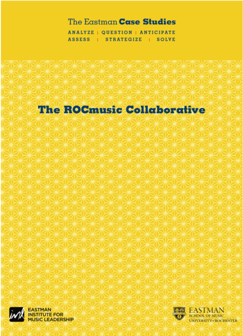 Explore how this free music academy removes barriers to high quality music education in Rochester, NY while operating within a governance structure consisting of cultural, educational, and governmental partners
The ROCmusic Collaborative