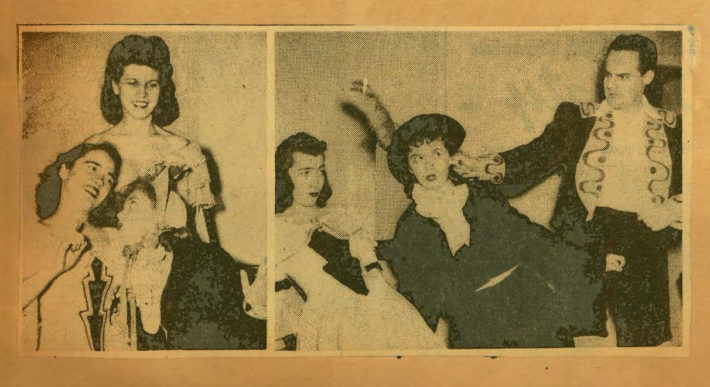 RS 1947-48 page 78 Figaro photos These brief items in the Rochester press gave publicity to the Eastman production of Figaro. Together with the Eastman School’s 1948 yearbook, the press items represent the only extant photographs from this production.