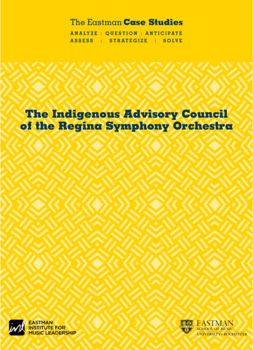 Witness the development of an advisory council at the Regina Symphony Orchestra, specially established to build trust and meaningful engagement through music with a large Indigenous community in southern Saskatchewan.
&nbsp;
&nbsp;

The Indigenous Advisory Council of the Regina Symphony Orchestra