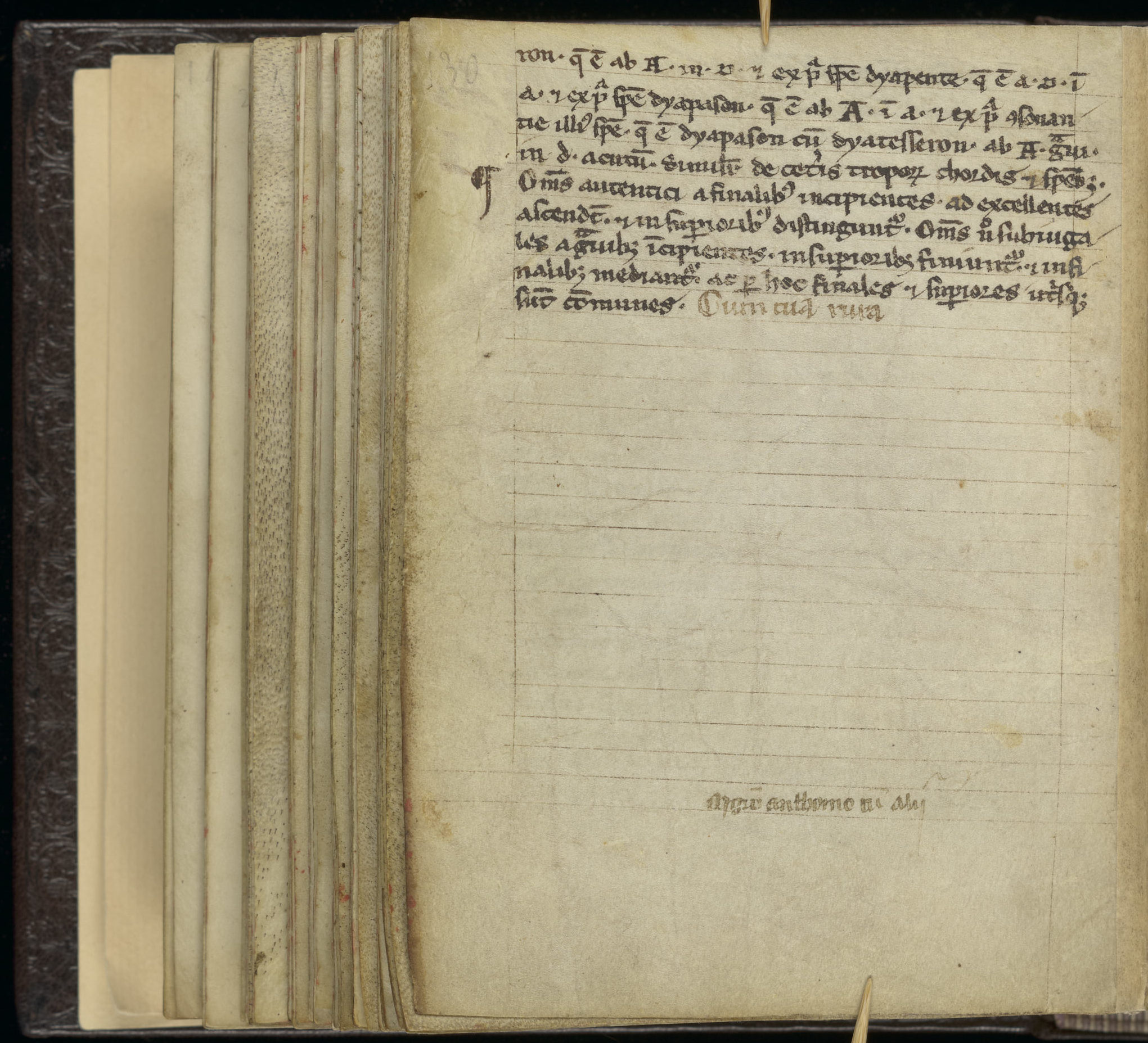 Replacement leaf at end of Musica by Hermann (page 130) Replacement leaf at end of Musica by Hermann (page 130)