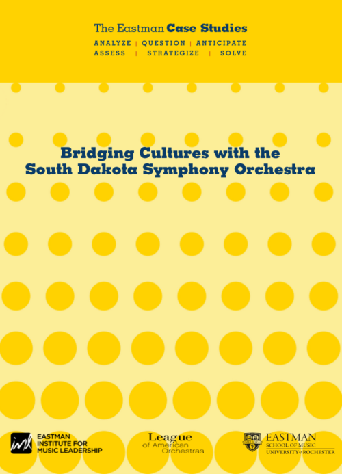 Examine the South Dakota Symphony Orchestra’s involvement with Native American communities and propose steps for expanding community programming amid internal conversations on equity, diversity, and inclusion. In partnership with League of American Orchestras
Bridging Cultures with the South Dakota Symphony Orchestra
