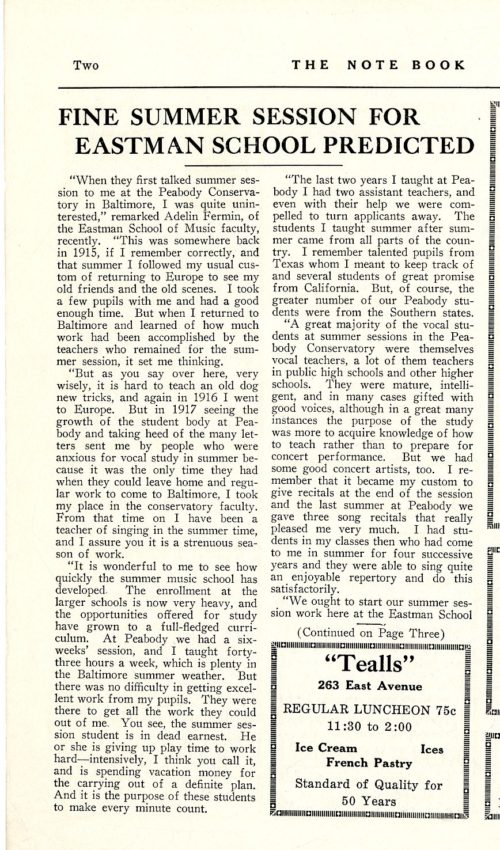 The Note Book June 15, 1922 page 2