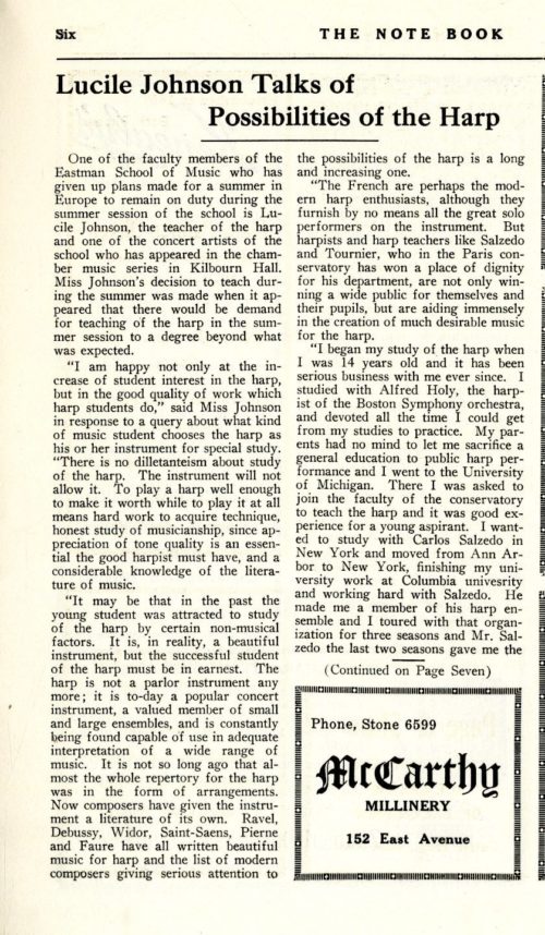 The Note Book June 15, 1922 page 6 The Note Book June 15, 1922 page 6