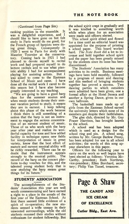 The Note Book June 15, 1922 page 7 The Note Book June 15, 1922 page 7