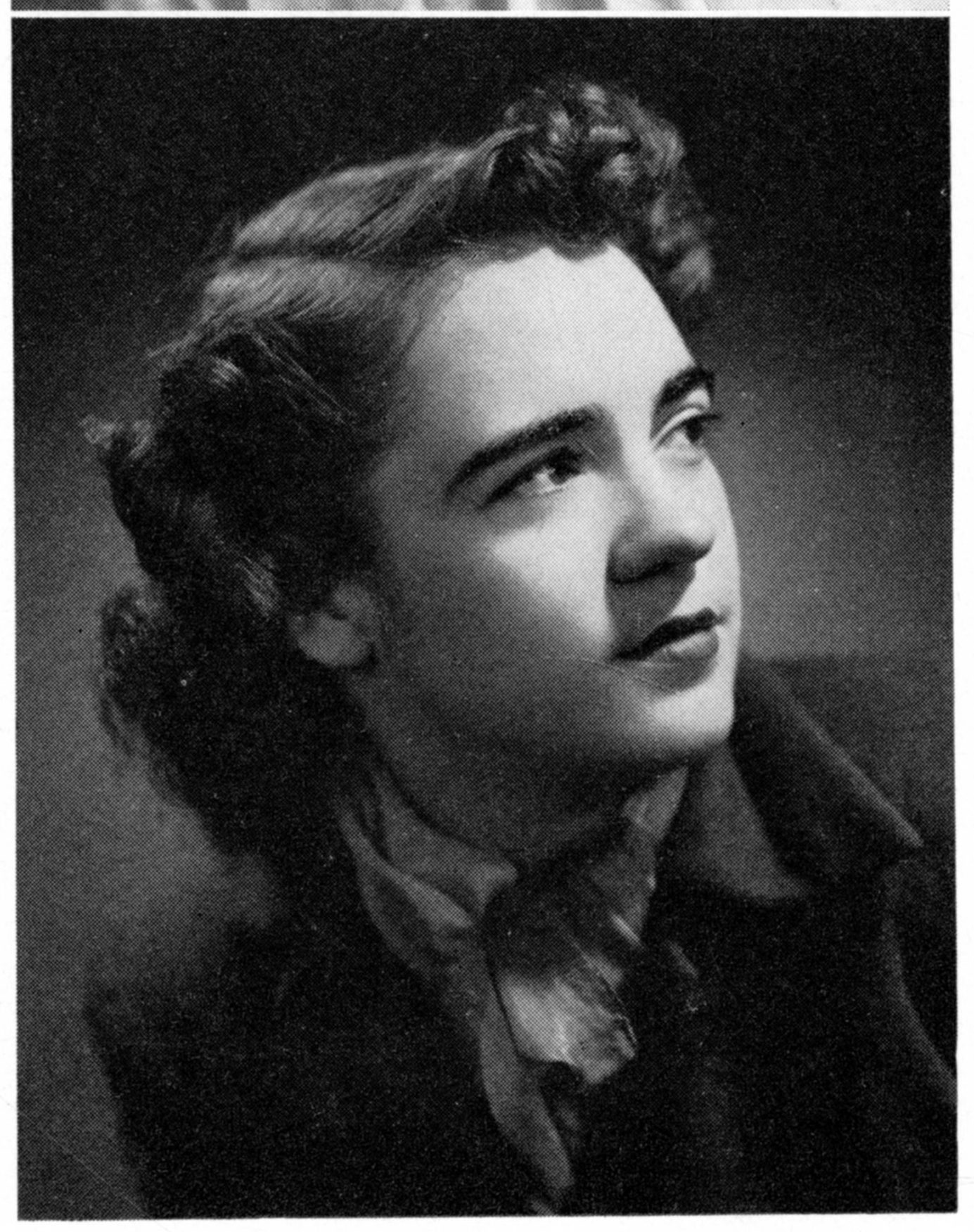 Lois Ann Winter, BM ’48, PC ’49, MAS ’50 (role of Mélisande). Ms. Winter went on to serve on the faculty of Mannes College of Music. Photo from The Score 1948.