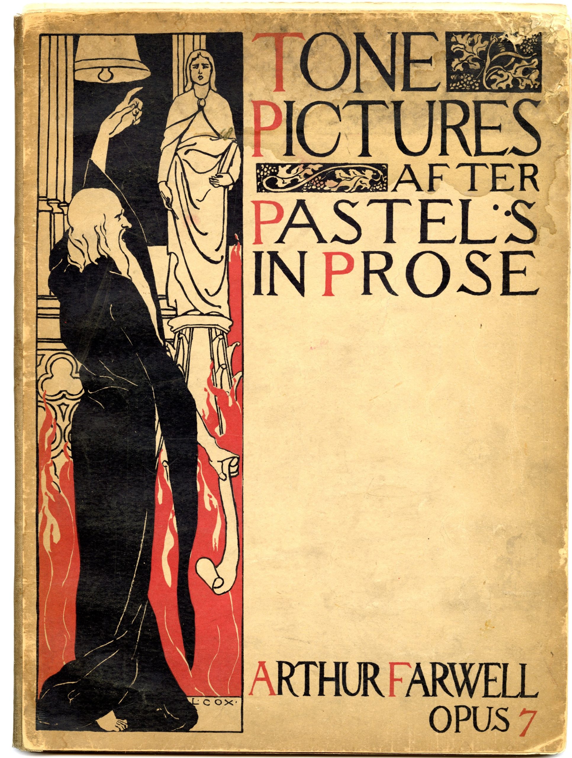 Tone Pictures After Pastels in Prose, cover of published score