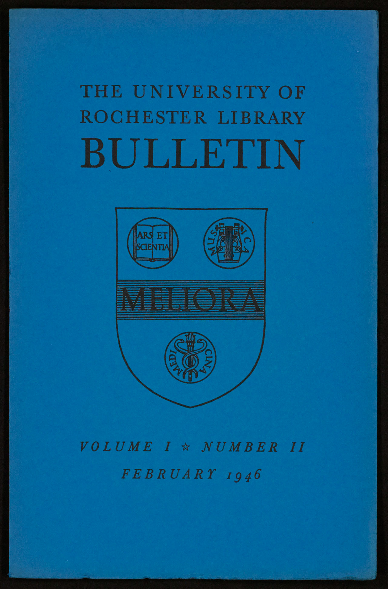 UR Library Bulletin, June 1946, cover