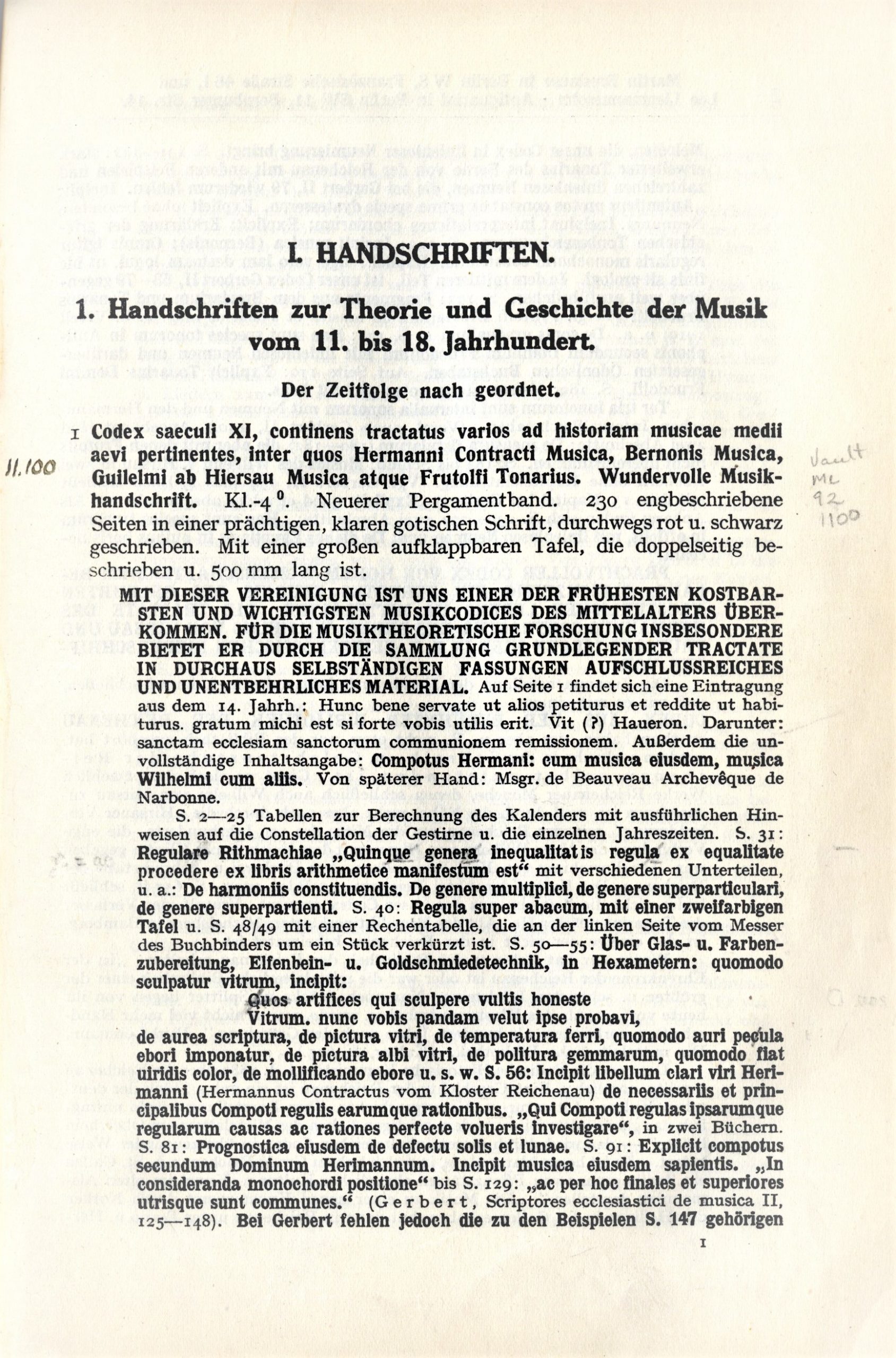 Wolffheim auction catalog vol 2, page 1
