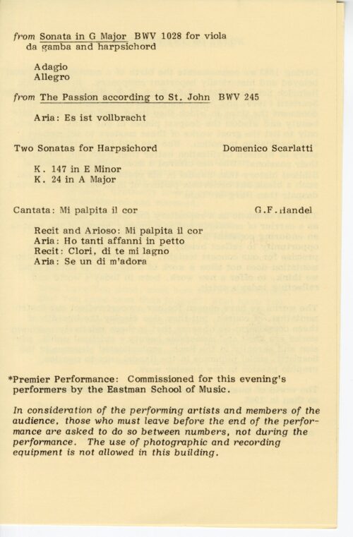 program, 1985, October 1, page 3
