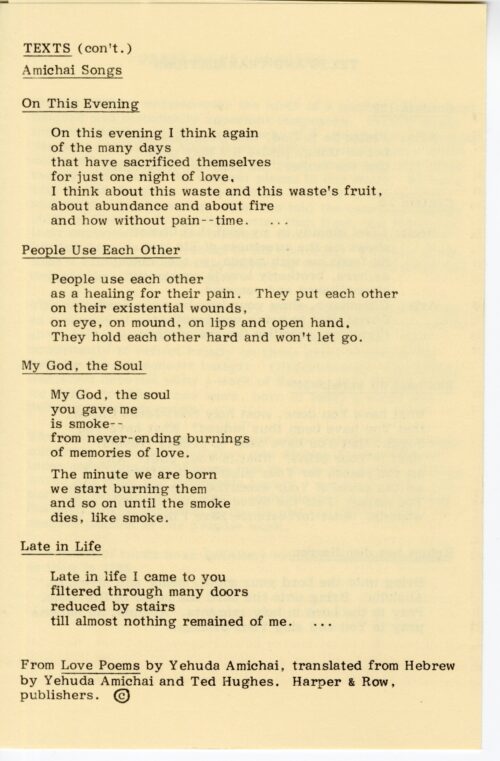 program, 1985, October 1, page 6