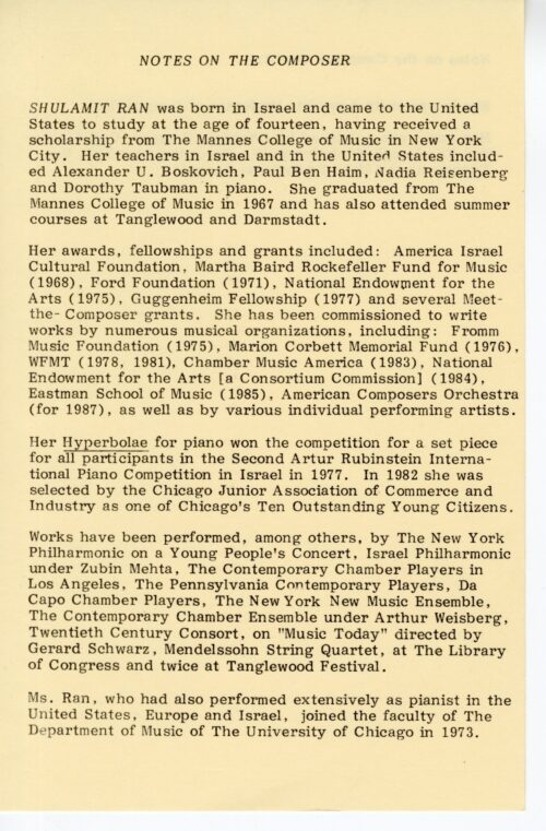 program, 1985, October 1, page 8