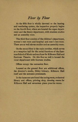 program Kilbourn Hall formal opening page 5