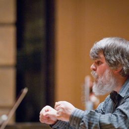 Paul O'Dette conducting Chamber Orchestra rehearsal