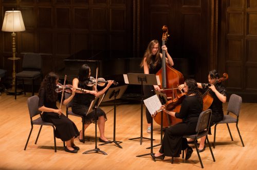 String Chamber Music group onstage image