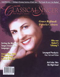 Pamela Coburn - Classical Singer cover