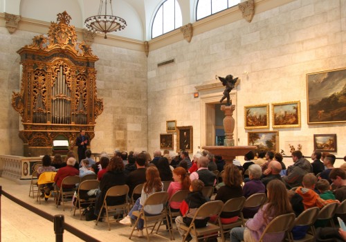 Eastman playing on Memorial Art Gallery organ. May 2005.