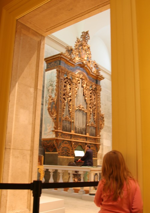 Eastman playing on Memorial Art Gallery organ. May 2005.