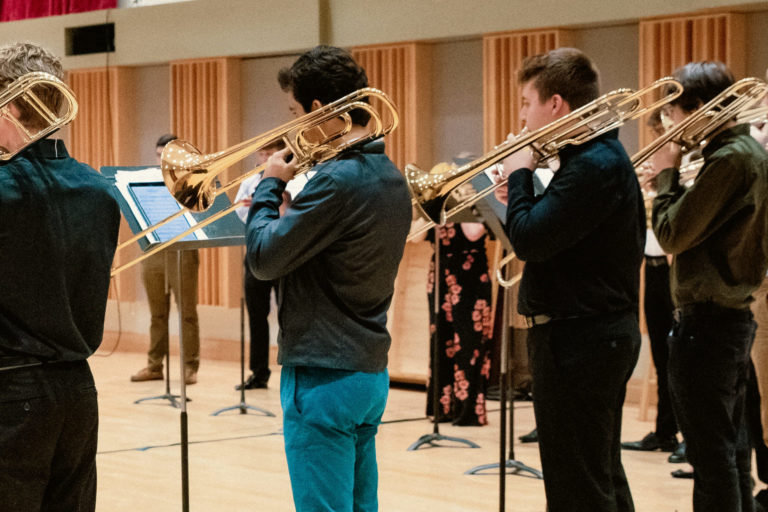 Trombone Institute players