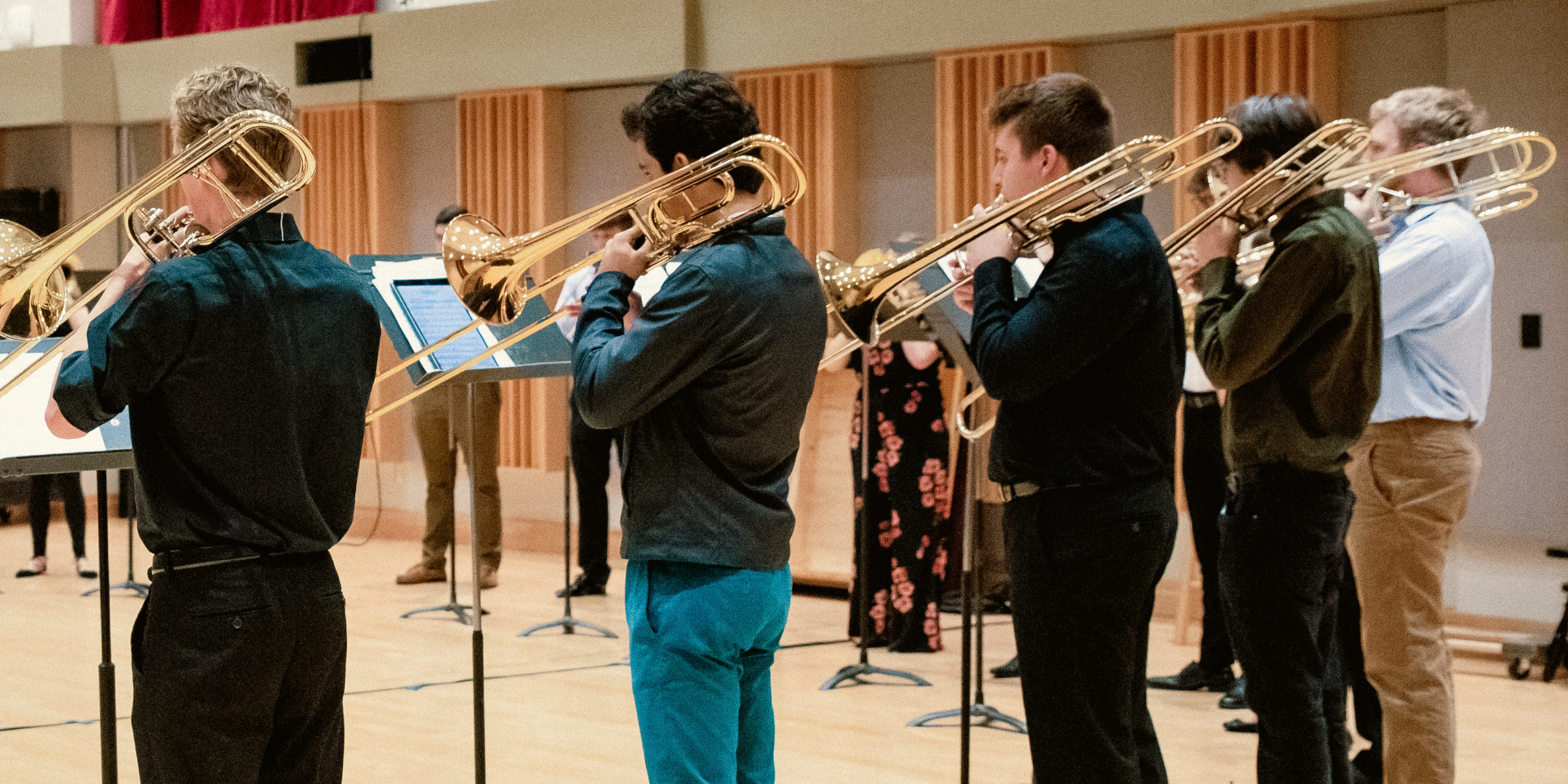 Trombone Institute players
