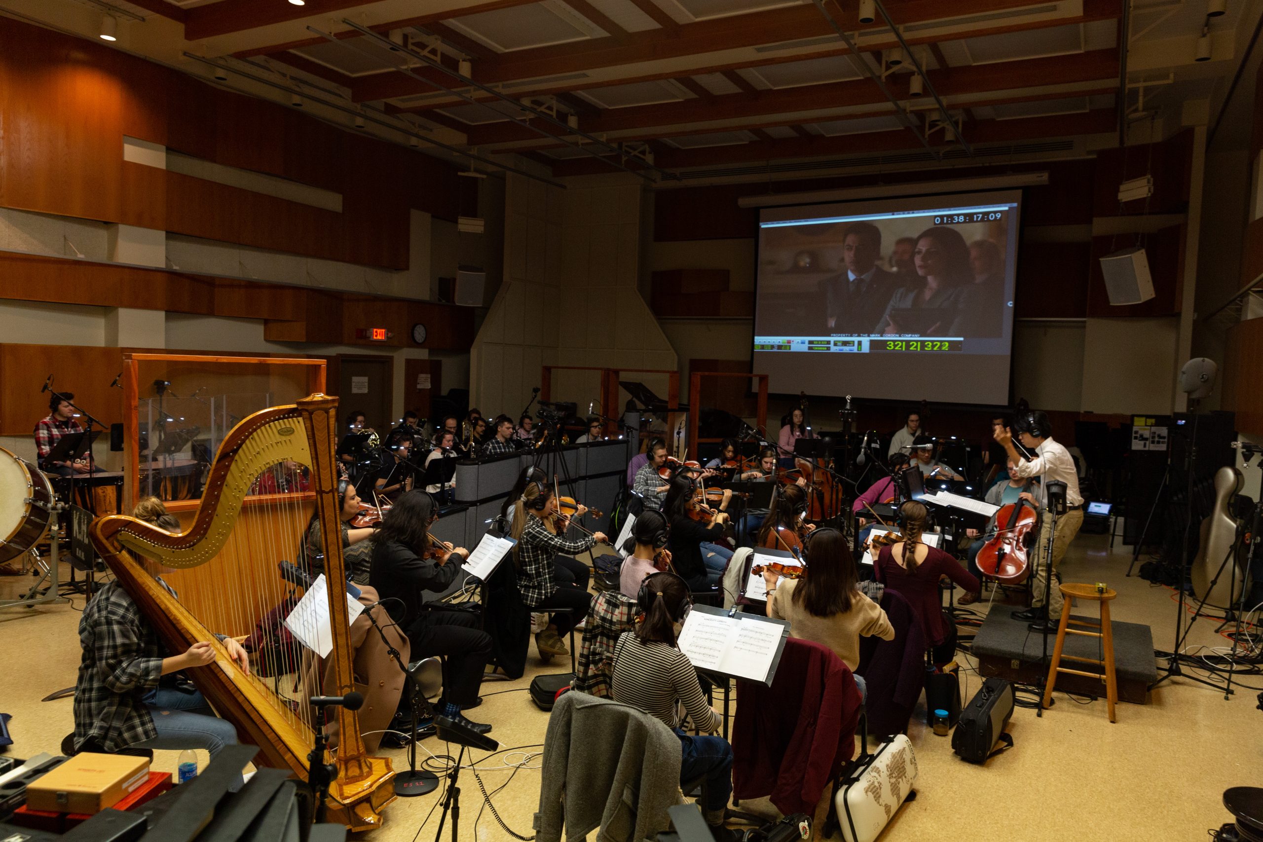 Film Scoring session