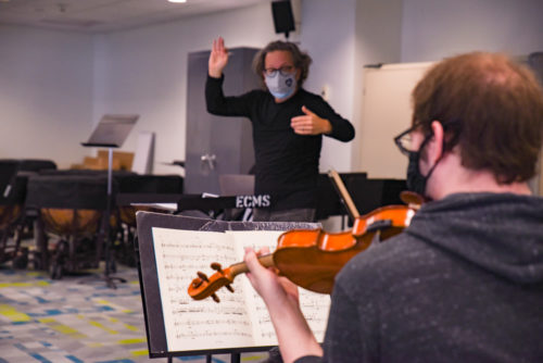 Musica Nova rehearsal