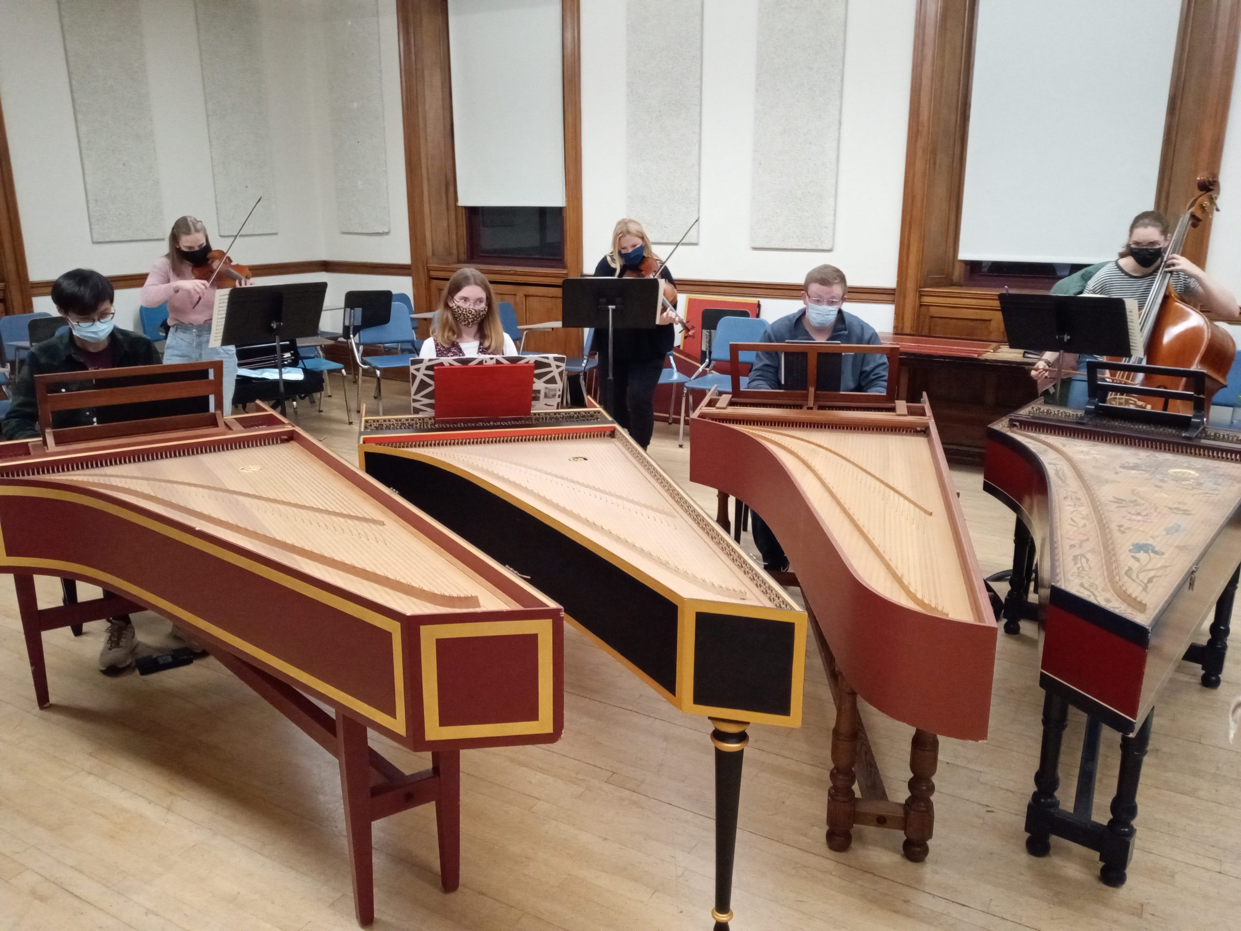 Harpsichord Rehersal