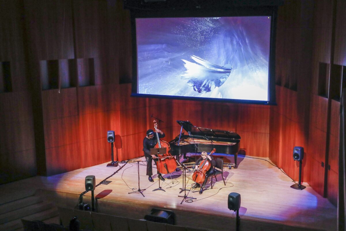 An EMuSE student performance in Hatch Recital Hall