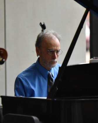 Tony Caramia plays during a Context Conference lunchtime concert