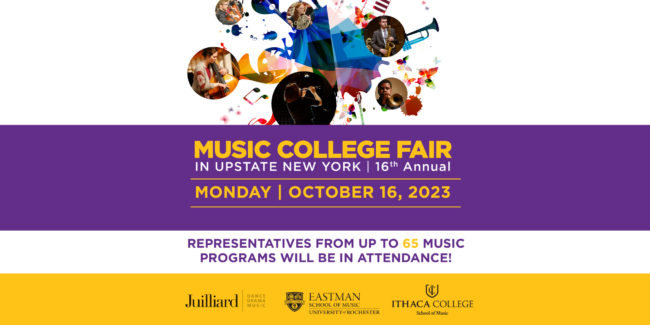 23ADM71055_Upstate New York College Fair_multicrop Music College Fair flyer