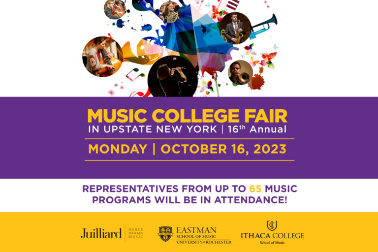 Music College Fair flyer