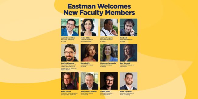 New Faculty Announcement Graphic