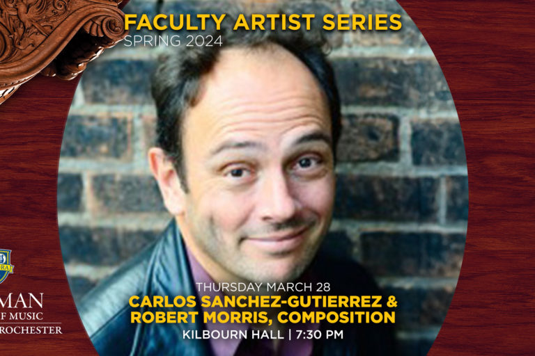 Faculty Artist Series poster