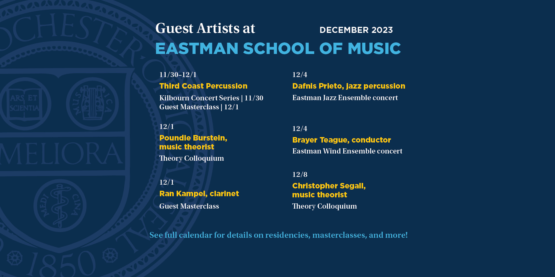 23COM71373_December Guest Arists_Web Slider_11-13-23 Guest Artists flyer