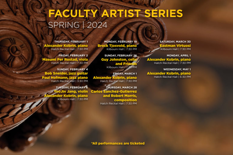 Faculty-Artist-Series poster