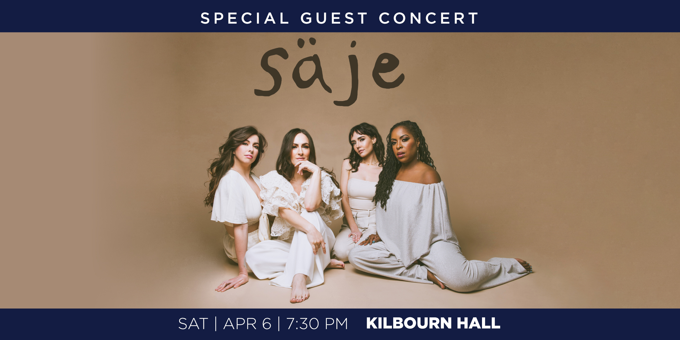 Saje Concert flyer